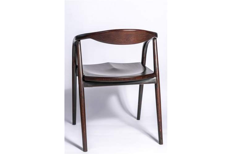 Полукресло венское Diona (темный орех) жесткое сиденье-7