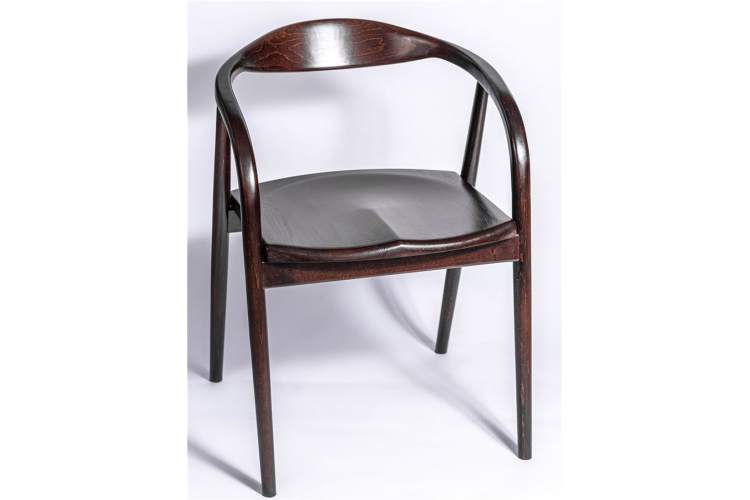 Полукресло венское Diona (темный орех) жесткое сиденье-8