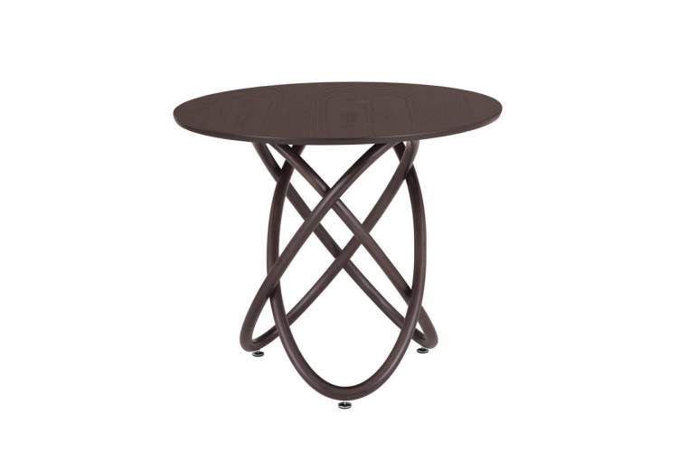 Стол не раскладной Линц 90 Red Black(Венге)