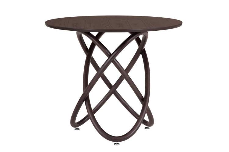 Стол не раскладной Линц 90 Red Black(Венге)-1