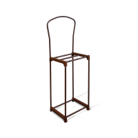 Вешалка для костюма SHT-SUR-4 Sheffilton (коричневый муар/коричневый)