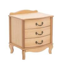 Тумбочка прикроватная  Джульетта  3 ящ. (светлый дуб) Вис