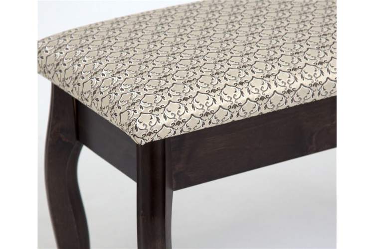 Банкетка из массива березы (каркас Венге/ ткань Лоди 29/2)-1