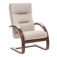 Кресло Монэ (Орех текстура / ткань Малмо 05) в гостиную