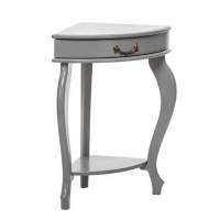 Консоль угловая  Элегант  (серый ясень) Вис