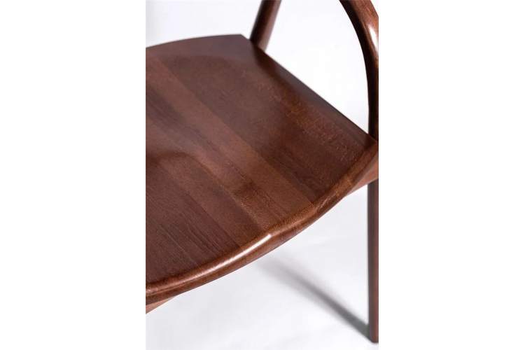 Полукресло венское Diona (светлый орех) жесткое сиденье-3