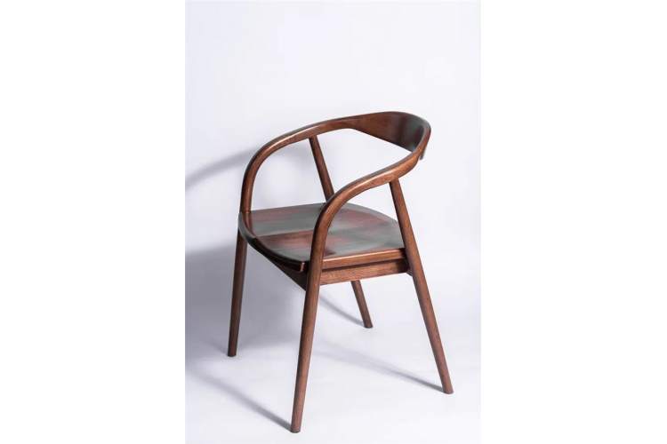 Полукресло венское Diona (светлый орех) жесткое сиденье-5