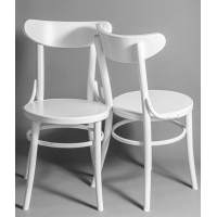 Стул венский Luna (белый) жесткое сиденье