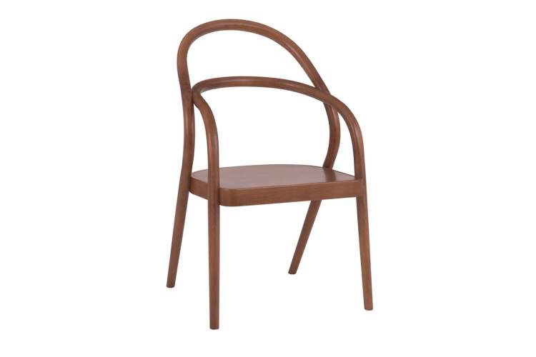 Полукресло венское Orion (светлый орех) жесткое сиденье