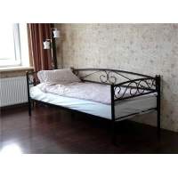 Кушетка Оптима Люкс (90х200/металлическое основание) Черный Кушетка Оптима Люкс (90х200/металлическое основание) Черный