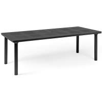 Стол пластиковый раздвижной Libeccio Nardi антрацит