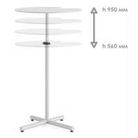 Столик приставной Corner RESA белый