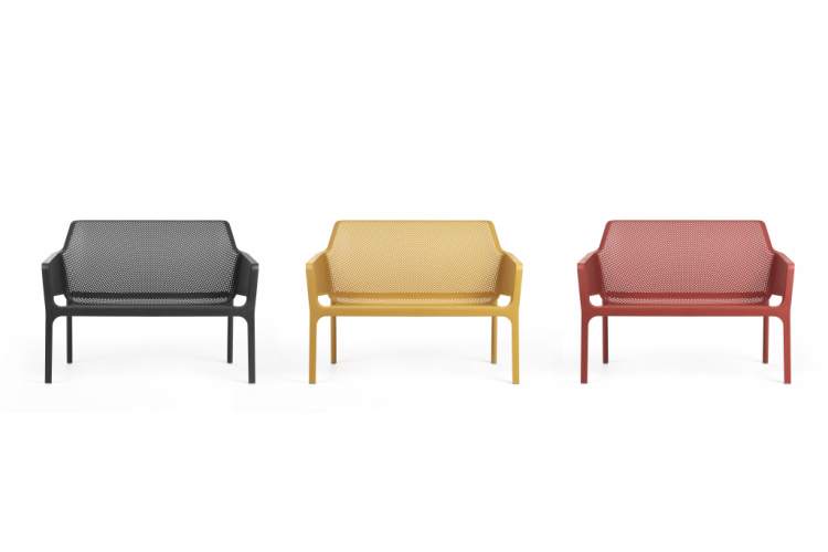 Диван пластиковый Net Bench Nardi антрацит-8