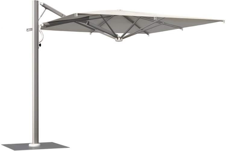 Зонт профессиональный 3х4 м Astro Titanium Scolaro титан, слоновая кость-5