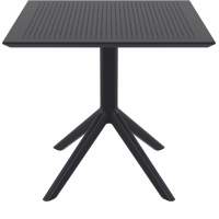 Стол пластиковый Sky Table 80 Siesta Contract черный