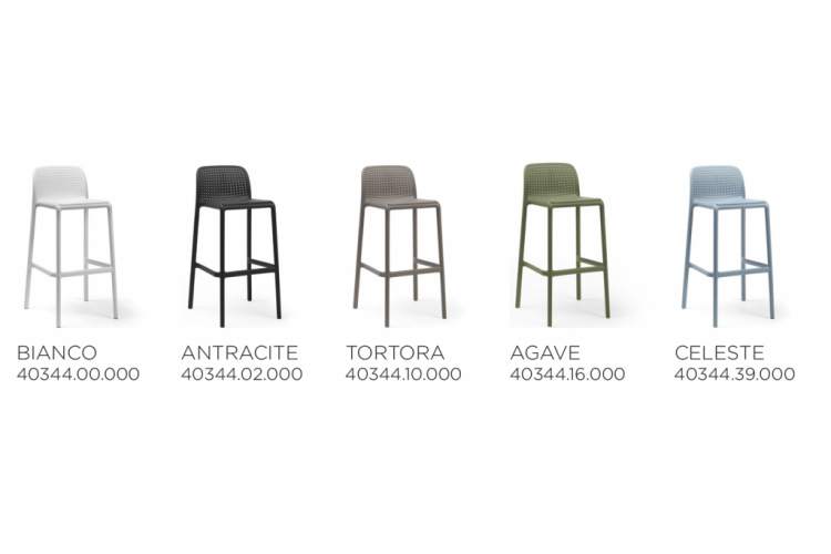 Стул пластиковый барный Lido Nardi агава-2