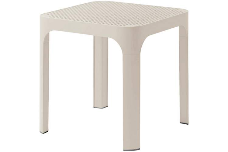 Столик пластиковый журнальный Net Table 40 Nardi бежевый
