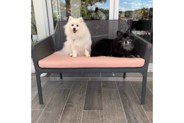 Диван пластиковый Net Bench Nardi антрацит-4