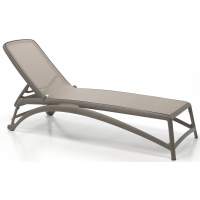 Шезлонг-лежак пластиковый Atlantico Nardi тортора