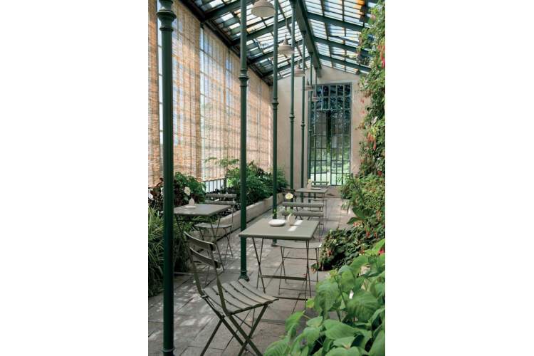 Стол металлический складной Arc en Ciel EMU зеленый-5