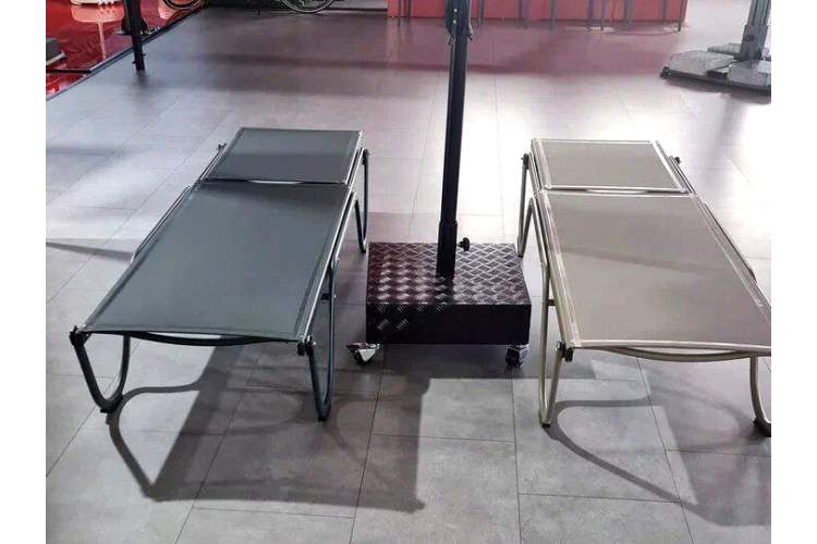 Шезлонг-лежак металлический Ankara THEUMBRELA SEMSIYE EVI SM-02, 5102-6