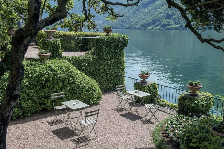 Стол металлический складной Arc en Ciel EMU зеленый-6