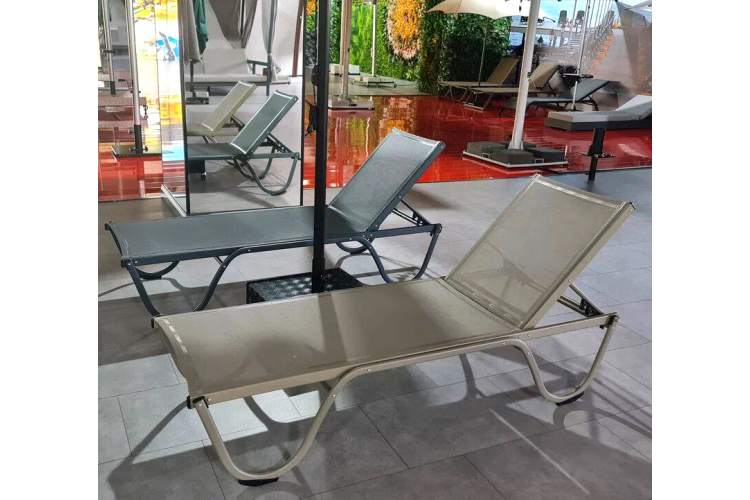 Шезлонг-лежак металлический Ankara THEUMBRELA SEMSIYE EVI SM-02, 5102-4