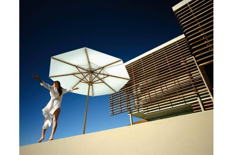 Зонт профессиональный Ø3 м Palladio Standard Scolaro натуральный, слоновая кость-5