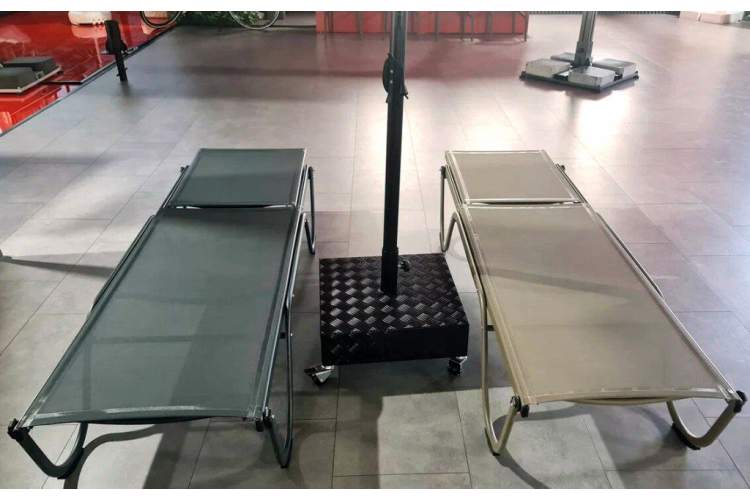 Шезлонг-лежак металлический Ankara THEUMBRELA SEMSIYE EVI SM-02, 5102-5