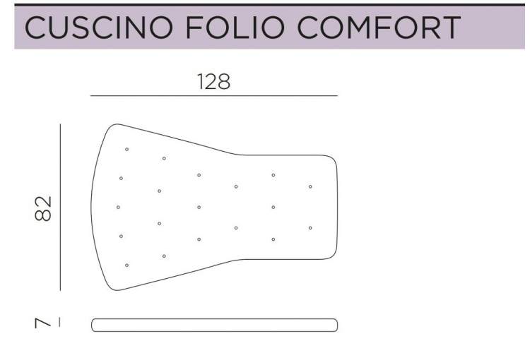 Лаунж-кресло пластиковое с подушкой Folio Nardi антрацит, розовый-2
