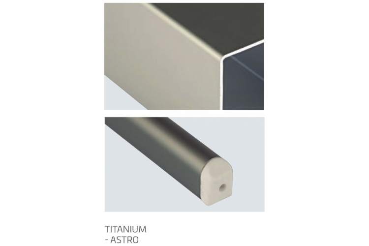 Зонт профессиональный 3х4 м Astro Titanium Scolaro титан, слоновая кость-4