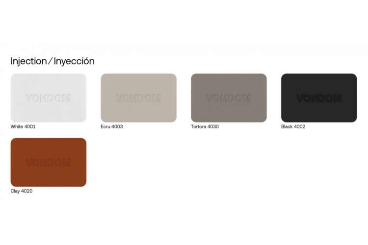 Стул пластиковый полубарный Africa Basic Vondom глиняный-2