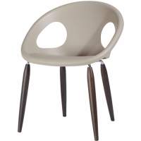 Кресло пластиковое Natural Drop Scab Design венге, тортора Кресло пластиковое Natural Drop Scab Design венге, тортора