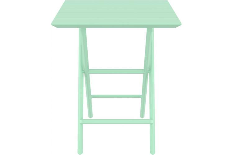 Стол пластиковый складной Helen Folding Table 60 Siesta Contract опаловый зеленый-6