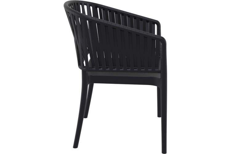 Кресло пластиковое Portofino Siesta Contract черный-7