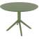 Стол пластиковый Sky Table Ø105 Siesta Contract оливковый