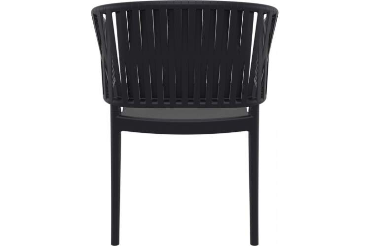 Кресло пластиковое Portofino Siesta Contract черный-4