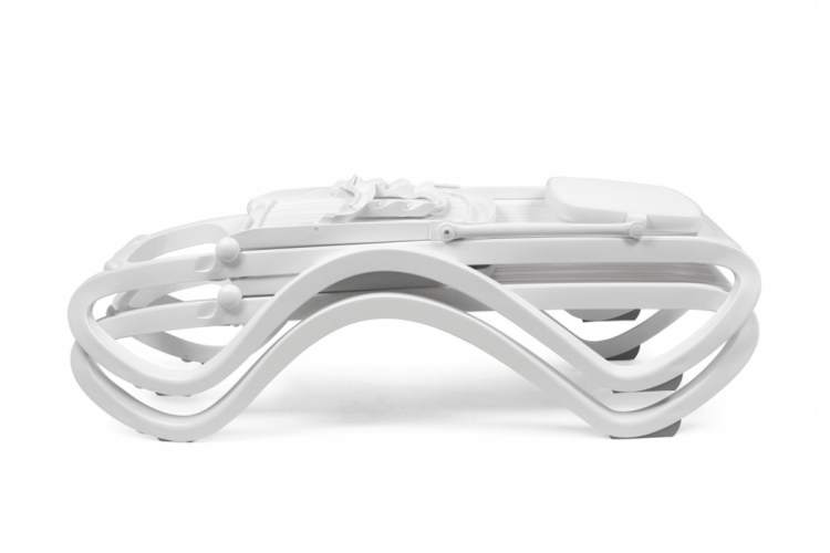 Шезлонг-лежак пластиковый Tropico Nardi тортора-4