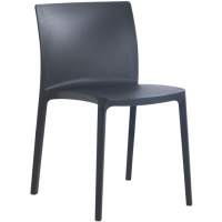 Стул пластиковый Evo-S PAPATYA антрацит пластиковый