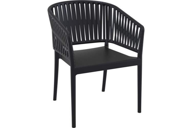 Кресло пластиковое Portofino Siesta Contract черный