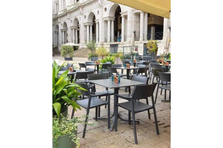 Кресло пластиковое Trill Armchair Nardi антрацит-7