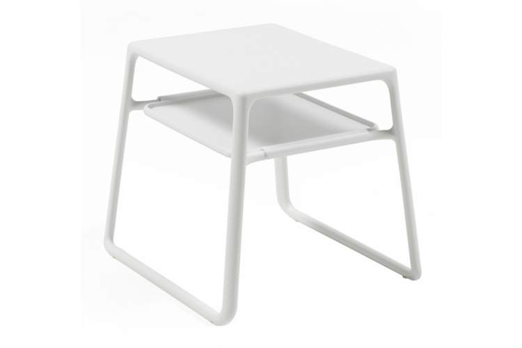 Столик пластиковый для лежака Pop Nardi белый