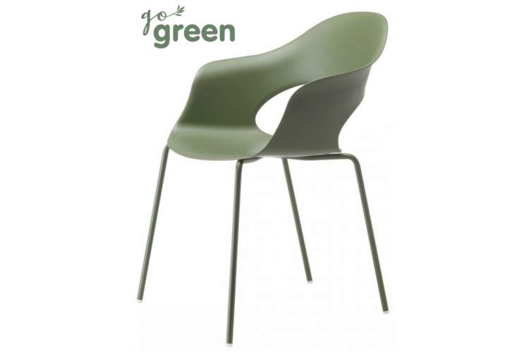 Кресло пластиковое Lady B Go Green Scab Design оливковый