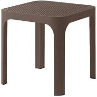 Столик пластиковый журнальный Net Table 40 Nardi табак