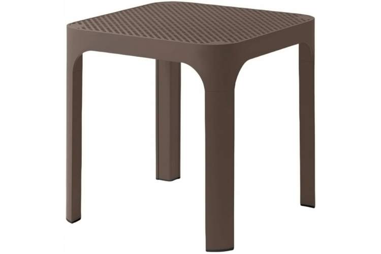 Столик пластиковый журнальный Net Table 40 Nardi табак