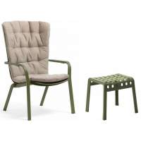 Комплект пластиковой мебели Folio Poggio Nardi агава, бежевый