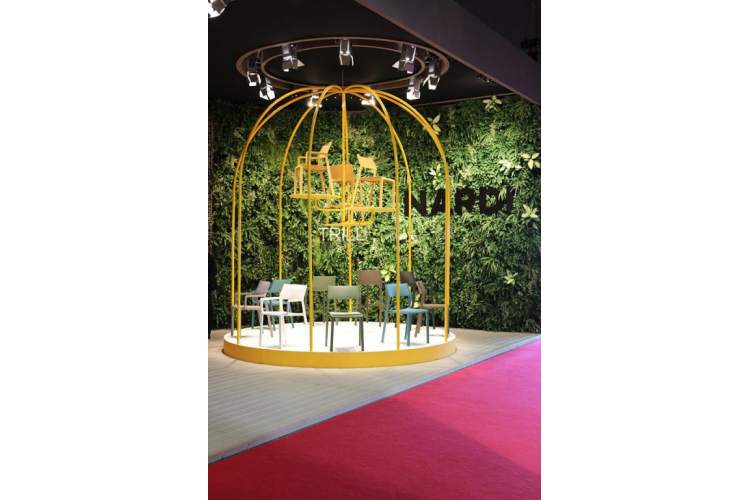 Кресло пластиковое Trill Armchair Nardi антрацит-5