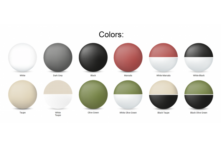 Кресло пластиковое с подушкой Portofino Siesta Contract белый, оливковый, светло-коричневый-2