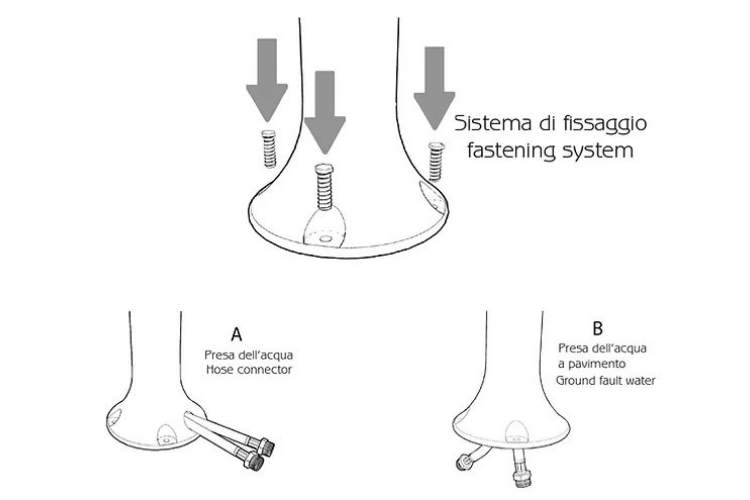 Душ уличный Funny Yin T 345 Arkema антрацит-3