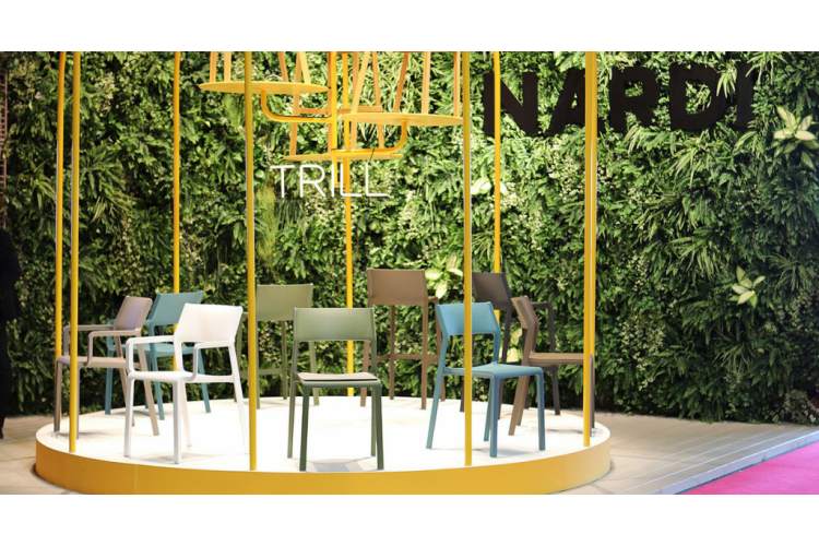 Кресло пластиковое Trill Armchair Nardi антрацит-6